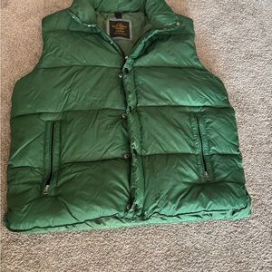Old Navy Forest Green Men's Puffer Vest